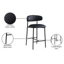  Color_Black -- Meridian Lupita Counter Height Stool IMAGE 9