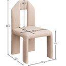  Color_Beige -- Meridian Bennett Dining Chair IMAGE 8