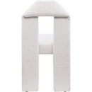 Meridian Bennett Cream Boucle Fabric Dining Chair IMAGE 5