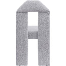  Color_Grey -- Bennett Grey Boucle Fabric Upholstered Dining Chair IMAGE 5