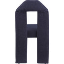  Color_Navy -- Bennett Navy Boucle Fabric Upholstered Dining Chair IMAGE 5