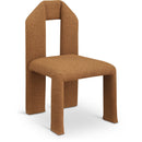  Color_Saddle -- Bennett Saddle Boucle Fabric Upholstered Dining Chair IMAGE 1