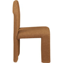  Color_Saddle -- Bennett Saddle Boucle Fabric Upholstered Dining Chair IMAGE 4