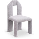 Meridian Bennett Taupe Boucle Fabric Dining Chair IMAGE 1