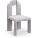  Color_Taupe -- Bennett Taupe Boucle Fabric Upholstered Dining Chair IMAGE 1