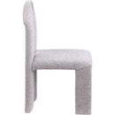  Color_Taupe -- Bennett Taupe Boucle Fabric Upholstered Dining Chair IMAGE 4