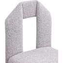  Color_Taupe -- Bennett Taupe Boucle Fabric Upholstered Dining Chair IMAGE 7