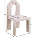  Color_Beige -- Meridian Bennett Dining Chair IMAGE 8