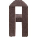  Color_Brown -- Bennett Brown Chenille Fabric Upholstered Dining Chair IMAGE 5