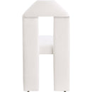  Color_Cream -- Bennett Cream Chenille Fabric Upholstered Dining Chair IMAGE 5