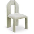  Color_Mint -- Bennett Mint Chenille Fabric Upholstered Dining Chair IMAGE 1