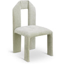 Meridian Bennett Mint Chenille Fabric Dining Chair IMAGE 1