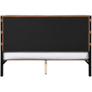 Meridian Abigail Cognac Vegan Leather King Bed (3 Boxes) IMAGE 5