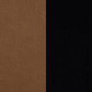 Meridian Abigail Cognac Vegan Leather Twin Bed (3 Boxes) IMAGE 6