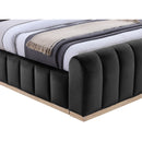  Color_Black  Size_King  -- Meridian Amara Upholstered Platform Bed IMAGE 6
