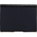 Meridian Amara Black Velvet Queen Bed IMAGE 5