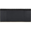 Meridian Amara Black Velvet Queen Bed IMAGE 5