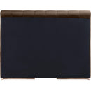  Color_Brown  Size_Queen  -- Amara Brown Velvet Upholstered Queen Bed IMAGE 5