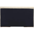 Meridian Amara Cream Velvet King Bed IMAGE 5