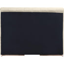 Meridian Amara Cream Velvet Queen Bed IMAGE 5