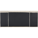 Meridian Amara Cream Velvet Queen Bed IMAGE 5