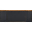 Meridian Amara Saddle Velvet King Bed IMAGE 5