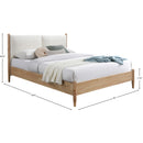 Size_Full -- Meridian Arbor Upholstered Panel Bed IMAGE 8