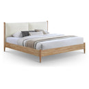  Size_King -- Arbor Cream Fabric Upholstered King Bed IMAGE 1