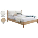  Size_King -- Arbor Cream Fabric Upholstered King Bed IMAGE 9