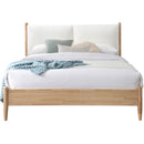  Size_Queen -- Arbor Cream Fabric Upholstered Queen Bed IMAGE 3