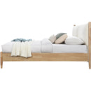  Size_Queen -- Arbor Cream Fabric Upholstered Queen Bed IMAGE 4