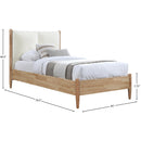  Size_Twin -- Arbor Cream Fabric Upholstered Twin Bed IMAGE 8