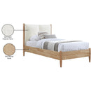  Size_Twin -- Arbor Cream Fabric Upholstered Twin Bed IMAGE 9