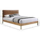  Color_Cognac  Size_Full  -- Meridian Asher Upholstered Panel Bed IMAGE 7
