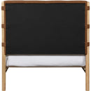 Meridian Asher Cognac Vegan Leather Twin Bed (3 Boxes) IMAGE 5
