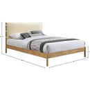 Color_Cream  Size_Full  -- Asher Cream Vegan Leather Upholstered Full Bed IMAGE 7