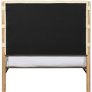 Color_Cream  Size_Twin  -- Asher Cream Vegan Leather Upholstered Twin Bed IMAGE 5