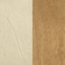  Color_Cream  Size_Twin  -- Asher Cream Vegan Leather Upholstered Twin Bed IMAGE 6