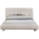  Color_Beige  Size_King  -- Blair Beige Fabric Upholstered King Bed IMAGE 3