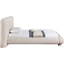  Meridian Blair Beige Fabric Upholstered Twin Bed IMAGE 4