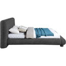  Meridian Blair Black Fabric Upholstered Full Bed IMAGE 4