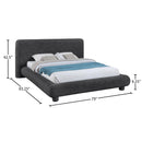 Color_Black  Size_Full  -- Blair Black Fabric Upholstered Full Bed IMAGE 9