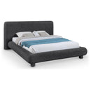  Meridian Blair Black Fabric Upholstered King Bed IMAGE 1