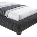  Color_Black  Size_Twin  -- Blair Black Fabric Upholstered Twin Bed IMAGE 6
