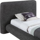  Color_Black  Size_Twin  -- Blair Black Fabric Upholstered Twin Bed IMAGE 7