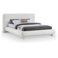  Color_Cream  Size_Full  -- Blair Cream Fabric Upholstered Full Bed IMAGE 1