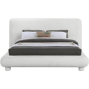  Meridian Blair Cream Fabric Upholstered Full Bed IMAGE 3