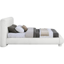  Meridian Blair Cream Fabric Upholstered Full Bed IMAGE 4