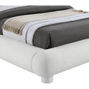  Meridian Blair Cream Fabric Upholstered Queen Bed IMAGE 6