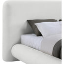 Meridian Blair Cream Fabric Upholstered Queen Bed IMAGE 7